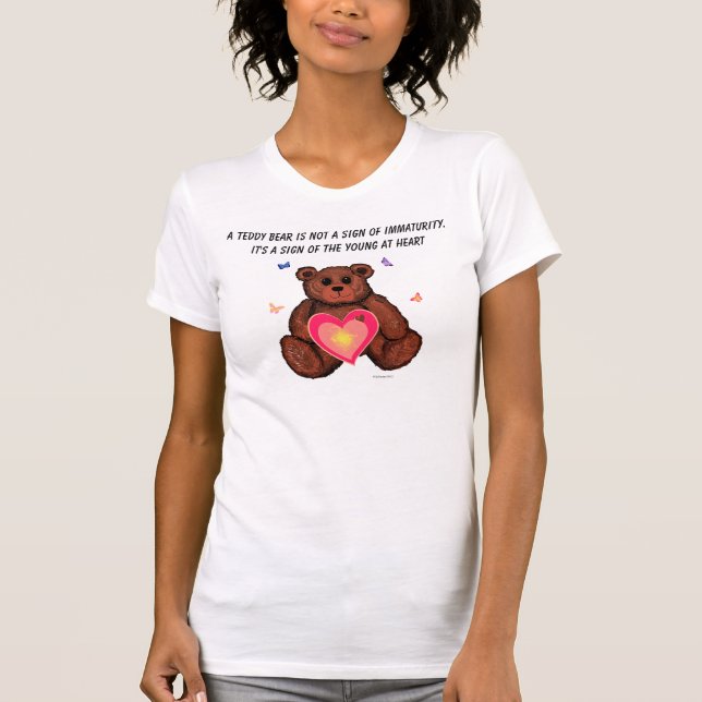 Camiseta Jovens do urso de ursinho no t-shirt da mulher do (Frente)