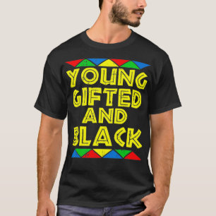 Camiseta Jovens dotados e negros História africana Legal