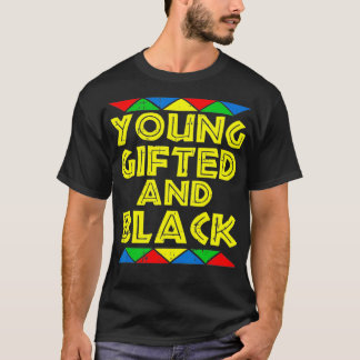 Camiseta Jovens dotados e negros História africana Legal