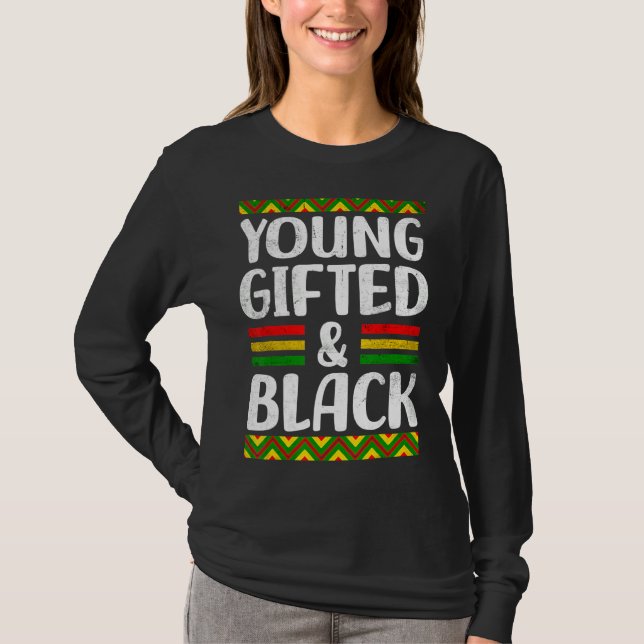 Camiseta Jovens Ed E Orgulho Negro Afro-Americano 1 (Frente)