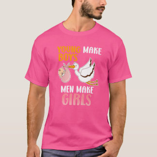 Camiseta Jovens Fazem Jovens Homens Fazem Filhas de Meninas