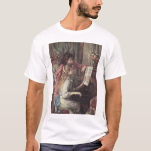 Camiseta Jovens Garotas no Piano por Pierre Renoir