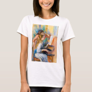 Camiseta Jovens Garotas no Piano, Renoir