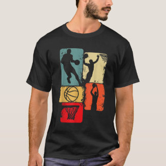 Camiseta Jovens jogadores de basquete