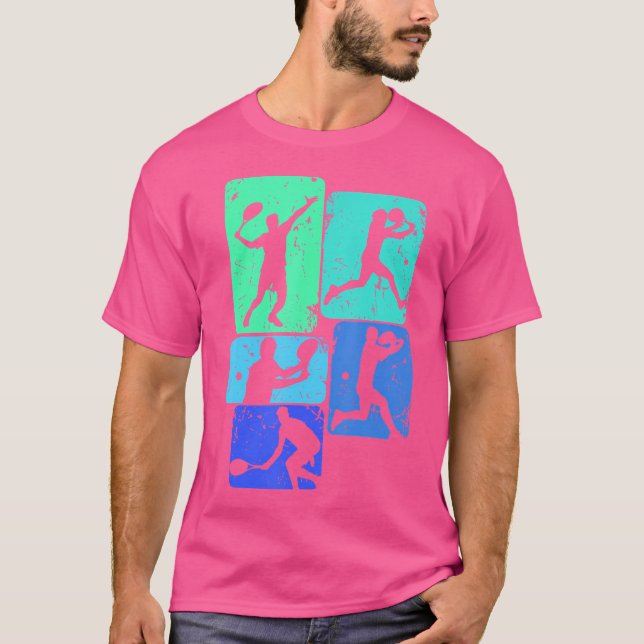 Camiseta Jovens jogadores de tênis (Frente)