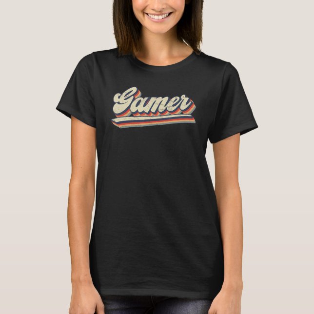 Camiseta Jovens jogadores dizendo Videos games e jogos 1 (Frente)