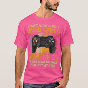 Camiseta Jovens jogadores Eu nem sempre toco Videos games p