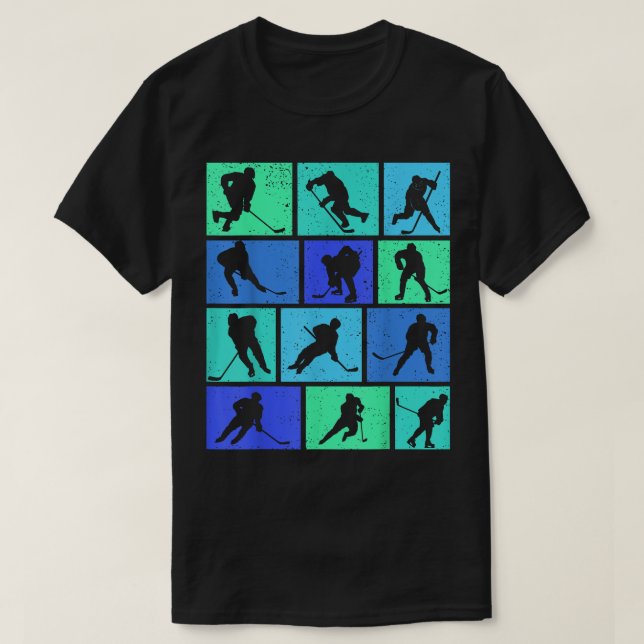 Camiseta Jovens Jovens Jovens do Hóquei no Gelo (Frente do Design)