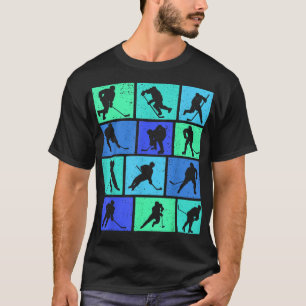 Camiseta Jovens Jovens Jovens do Hóquei no Gelo