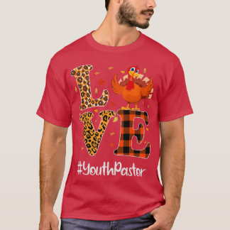Camiseta Jovens Pastores Adoram Ação de Graças Leopardo Tur