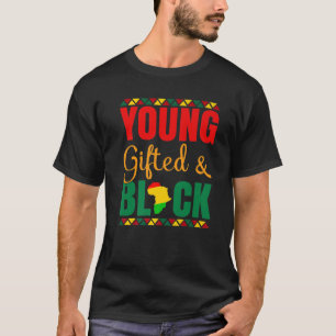 Camiseta Jovens Presentes E Pretos do Mês da História Neg