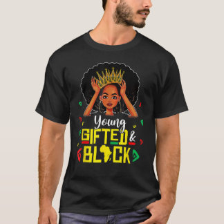 Camiseta Jovens Presos E Meninas Negras Engraçadas Melanin 