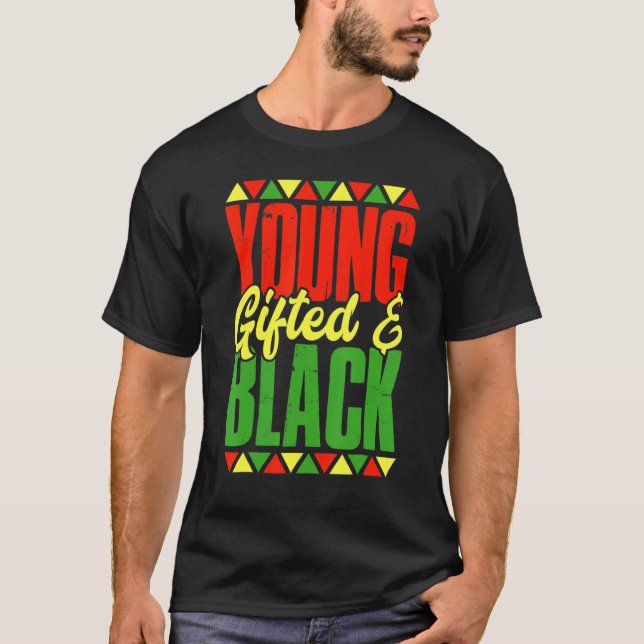 Camiseta Jovens Presos e Negros História Africana (Frente)
