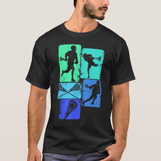 Camiseta Jovens rapazes Lacrosse (Frente)