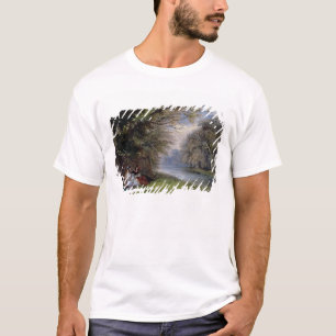 Camiseta Jovens senhoras por um rio