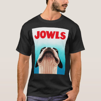 Camiseta Jowls Boston Terrier poster Classic T-Shirt
