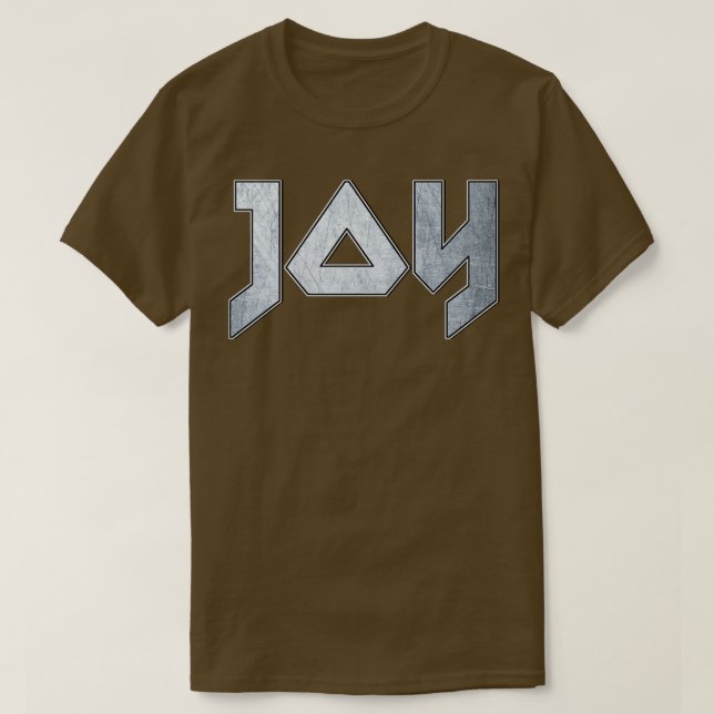 Camiseta Joy de metal pesado (Frente do Design)