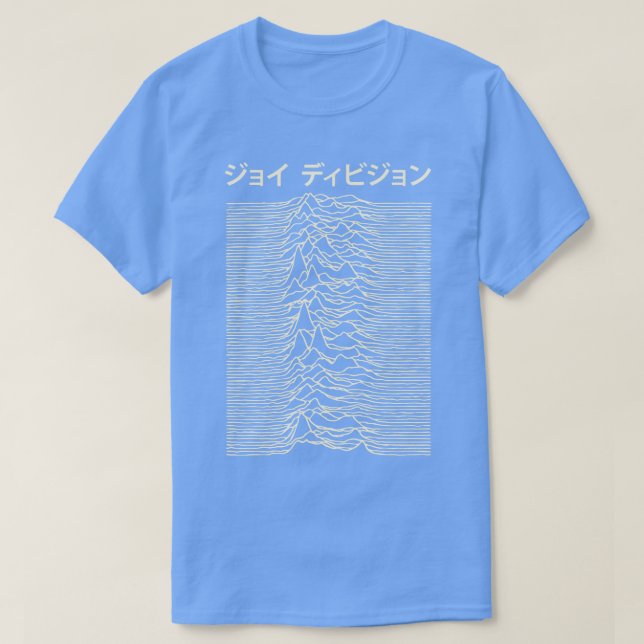 Camiseta Joy Division Japoneses Crianças de Longa Folga TSh (Frente do Design)
