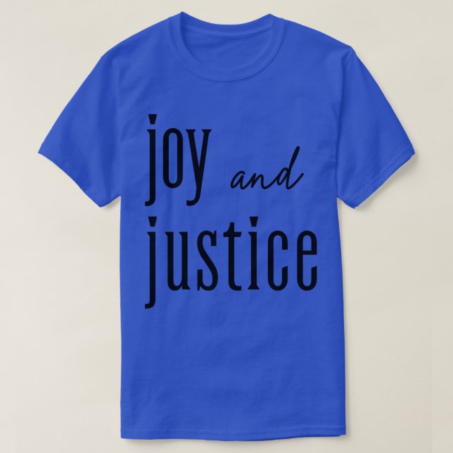 Camiseta Joy e Justiça (Frente do Design)