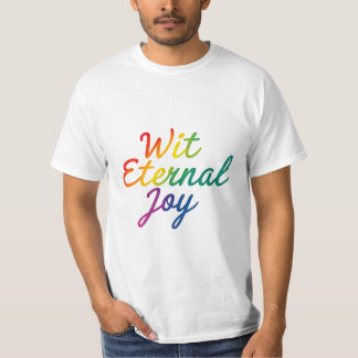 Camiseta Joy Eterno - Arte Típica Arco-Íris