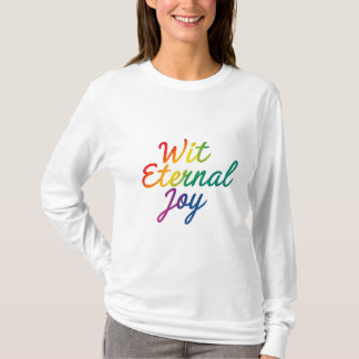 Camiseta Joy Eterno - Arte Típica Arco-Íris