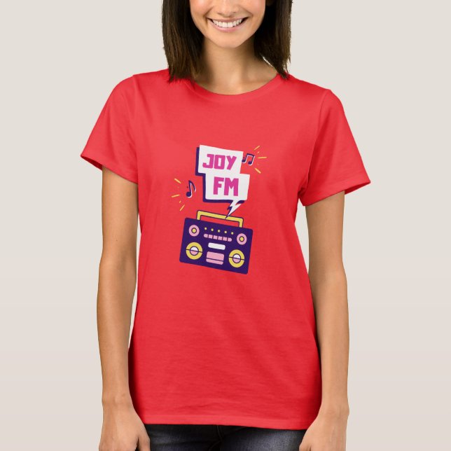 Camiseta Joy FM canlı T-Shirt (Frente)