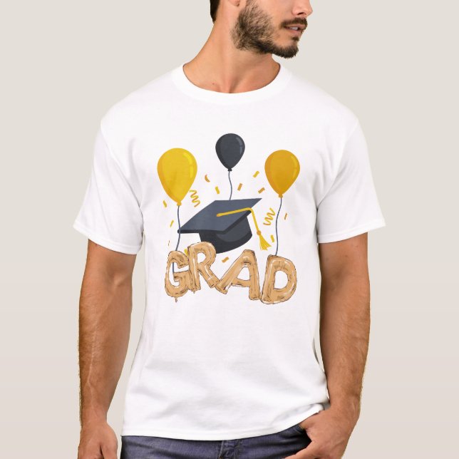 Camiseta Joy Graduado Capturado em Design de Sonho (Frente)