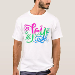 Camiseta Joy Hand Lettering Polysexual Poly