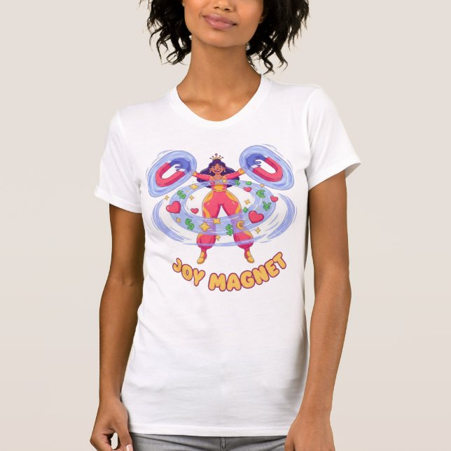 Camiseta Joy Magnet — Attract Love and Abundance (Frente)