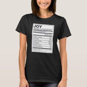 Camiseta Joy Nutrition Information Problem Resolvendo o Tra