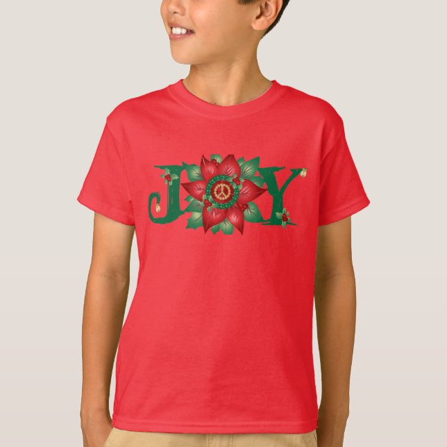 Camiseta Joy Pointsetta (Frente)