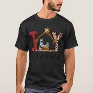 Camiseta Joy To The World Baby Jesus In The Manger Christma