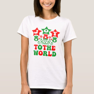 Camiseta Joy To The World Christmas Cote T-Shirt