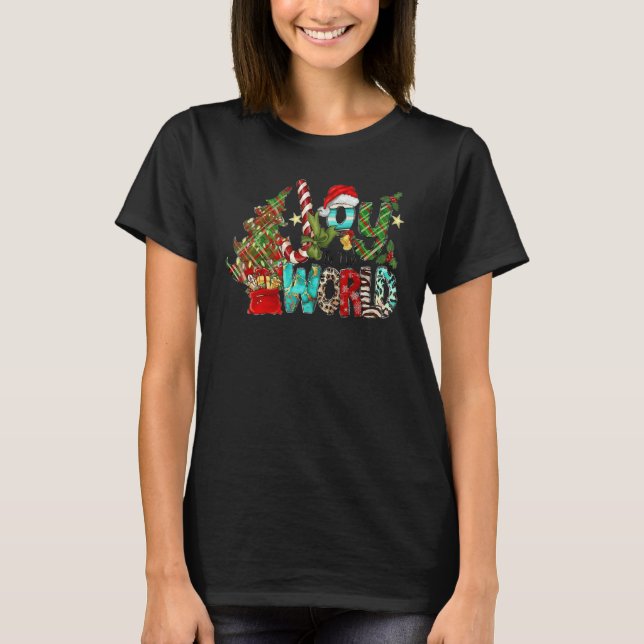 Camiseta Joy to the World Sweater Style (Frente)