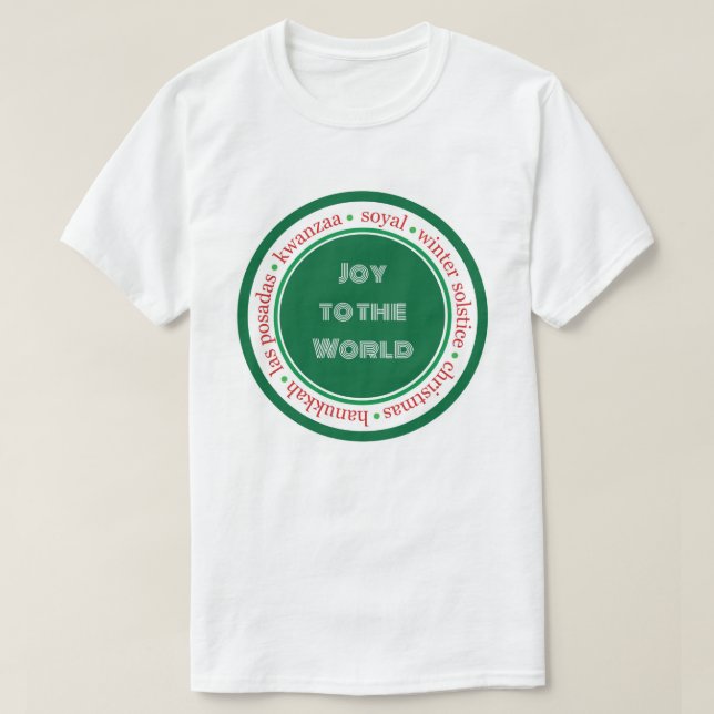 Camiseta Joy to the World T Shirt (Frente do Design)