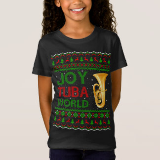 Camiseta Joy Tuba World Music Lover Xmas Gift Ugly Tuba Chr