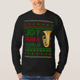 Camiseta Joy Tuba World Music Lover Xmas Gift Ugly Tuba Chr
