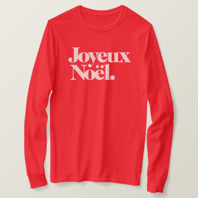 Camiseta Joyeux Noël (Frente do Design)
