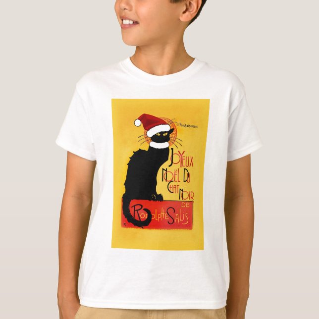 Camiseta Joyeux Noël Du Chat Noir (Frente)