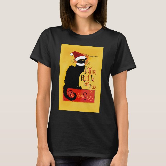 Camiseta Joyeux Noël Du Chat Noir (Frente)