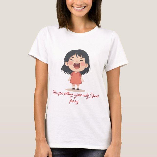 Camiseta Joyful Chibi Girl Rindo (Frente)