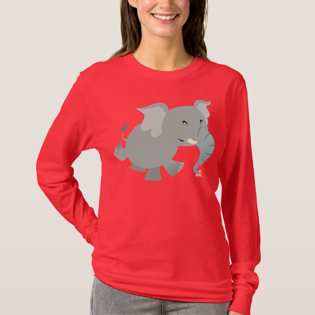 Camiseta Joyful de Elefantes (Frente)