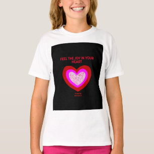 Camiseta Joyful Heart Girls White Basic T Shirt