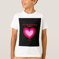 Joyful Hearts Boys White Basic T Shirt