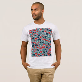 Camiseta Joyful Hearts Overlapping and Interlocking