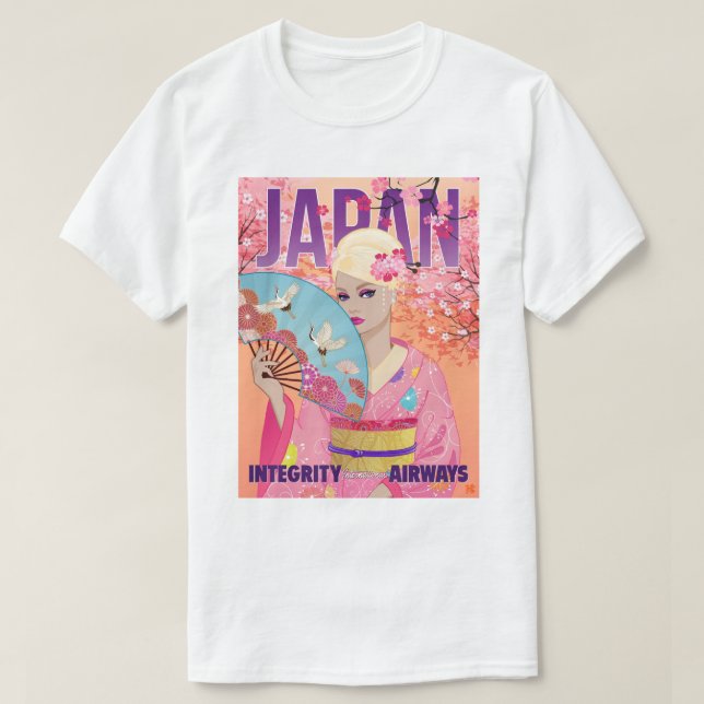 Camiseta Joyful in Japan (Frente do Design)