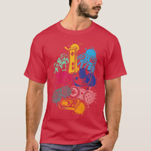 Camiseta Joystick Controller Vídeo Game Player Joystick