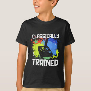 Camiseta Joystick de jogos retrorados de jogos com treiname