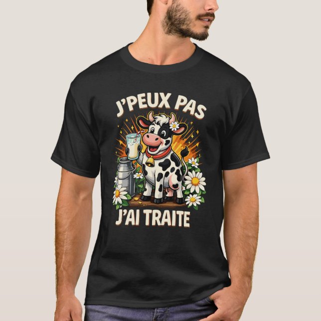 Camiseta j'peux pas j'ai traite (Frente)