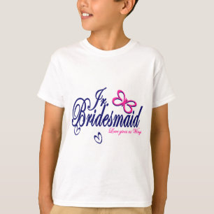 Camiseta Jr. Bridesmaid/ Tema da Borboleta